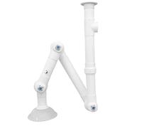 Cappa aspirante con rotazione a 360°, soluzione di ventilazione efficiente per laboratori e fabbriche, 110 cassetti color latte
