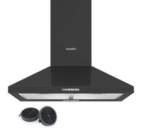 CAPPA ASPIRANTE CUCINA 60CM LED EFFICIENTE SILENZIOSA DESIGN MODERNO FILTRI FACI