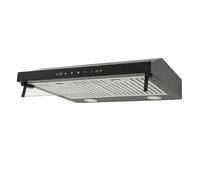 Cappa aspirante da cucina, 59,8 x 33,5 x 14 cm, 2 x 100 W, per appartamenti, roulotte, cucine, ristoranti