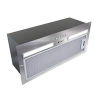 Cappa aspirante da incasso, 60 cm, argento, 320 m3/h, 45 dB