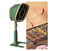 Cappa aspirante da scrivania, angolo regolabile di 66 °, regolazione in altezza a 6 segmenti, facile da pulire, cappa aspirante da 3200 giri/min, per casa, cucina, pentola calda, barbecue (colore: Gr