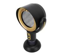 Cappa aspirante da scrivania, con ioni negativi, alimentata tramite USB, dimensioni compatte e leggera, portatile, per camere da letto, appartamenti, barbecue interni, nero e oro