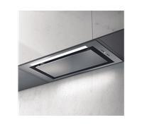 CAPPA ASPIRANTE ELICA Hidden IX//60, 262 W 40%, Filtro a carbone attivo, Argento