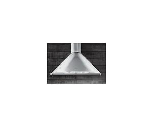 CAPPA ASPIRANTE ELICA Tonda IX F/60, 250 W, E, Alluminio/Carbone, Argento