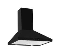 Glem Gas GHP645BK cappa aspirante Cappa aspirante a parete Nero 498 m³/h