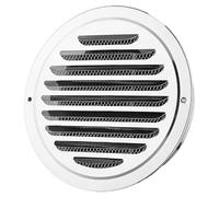 Cappa aspirante piatta in acciaio inossidabile ispessita, parete esterna, uscita aria, cappa aspirante, porta di scarico, tubo di scarico della cappa aspirante, griglia di ventilazione(250mm(10inch))