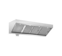 Cappa aspirante professionale con motore, regolatore, filtro e illuminazione - 200 cm - 1500 m³/h - Royal Catering RCGH-200