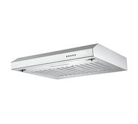 Respekta Sina cappa sottopensile inox/cappa aspirante 50 cm/corpo inox di qualità/funzione aspirazione e espulsione aria / CH500IX-19 / classe efficienza energetica A+ / 53-64 dB