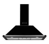 CAPPA A PARETE SMEG KT90BLE NERA ESTETICA VICTORIA 90 CM
