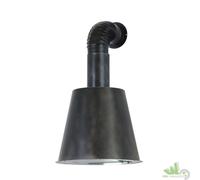 CAPPA ASPIRANTE VENTOLA CUCINA A PARETE RETRò INDUSTRIAL PIOMBO GHISA SAMET LUCE