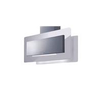 CAPPA BARALDI CAPPA TRISIA ISOLA - Cm 90x43 - Inox, vetro Bianco - 800 m3/h