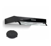 Cappa cappa da 60 cm in nero - Performance design extra-piatto BelDeko Eco