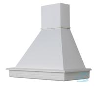 Cappa classica STOCK 90 rustica legno MD Bianco opaco rigato CL90-BGBB52