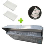 Faber Cappa Cucina Aspirante Sottopensile Incasso Larghezza 60 cm Profondit 30 cm Grigio chiaro (senza frontalino) 152 LG A/60 315.0547.802