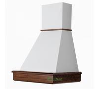 Cappa cucina legno 60 NOCE CLASSICO cono bianco motore Faber CL60-NCBM52-STOCK60 [EEK: E]