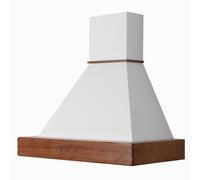 Cappa cucina rustica legno ESTER 60 noce cono bianco motore faber CL60-NSBB52 [EEK: D]