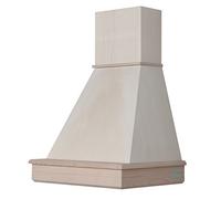 Cappa cucina rustica legno mod.Stock 60 da parete da verniciare
