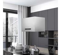 Cappa Da Cucina Ad Isola Sospesa Lcd Con Sensore 55 Cm Acciaio