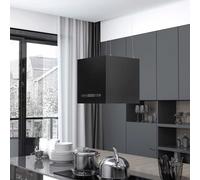 Cappa Da Cucina Ad Isola Sospesa Lcd Sensore 37 Cm In Acciaio