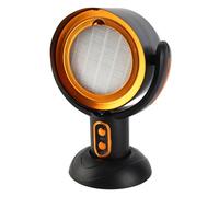 Cappa da cucina da tavolo, aspiratore da cucina portatile a ioni negativi a 2 velocità, filtro rimovibile per barbecue interno, pentola calda 5 V 8 W (Oro Nero)