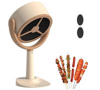 Cappa da cucina da tavolo in ABS, mini cappa da cucina con ricarica USB, controsoffitti e sospensione, regolazione a tre velocità, bassa rumorosità, avvio con un pulsante, per barbecue interno,