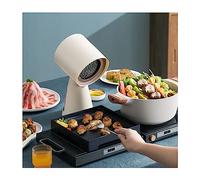 Cappa da cucina da tavolo, mini cappa da cucina da 40 W con ventola di scarico a 2 velocità, piccola cappa con filtro in alluminio rimovibile, grande tazza di raccolta dell'olio, cappa aspirante porta