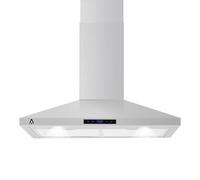 Cappa da cucina in acciaio inox, 9,2 m, 265 CFM, convertibile senza canalizzazione, con controllo touch, 3 velocità di inalazione, luce LED, ideale per la cucina