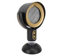 Cappa da Cucina Portatile da Tavolo Ioni Negativi 2 velocità Filtro Staccabile Coppa Raccolta Olio Aspiratore da Cucina USB Ricaricabile Pentola Calda per Barbecue Interna (e oro)
