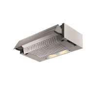 Cappa da incasso estraibile colore alluminio 60x30x15 cm - 3 liv potenza - led