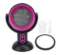 Cappa da Portatile con Ventola Ricaricabile, 2 velocità, Filtro Rimovibile, Tazza per Olio Grande, Purificatore D'aria, Adatta per Barbecue, Pentola Calda (Viola)