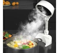 Cappa da Portatile, Potente Cappa da da Tavolo a 3 velocità, Mini Cappa da con Angolo e Altezza Regolabili con Filtro Rimovibile, Aspiratore da