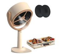 Cappa da tavolo, cappa da 3000 mAh, cappa di ventilazione regolabile a 125°, per casa, cucina, barbecue, mini cappa per hot pot