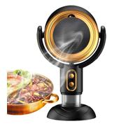 Cappa da tavolo per la ventilazione da tavolo, ventilatore portatile da tavolo, 2 velocità del vento, a basso rumore, ricaricabile tramite USB, cappa filtro dell'aria, ventola di scarico da