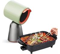 Cappa da Tavolo Rage Cappa Esterna Portatile Idoor Kitche MII Fa Cappa Rage con OE-butto Start E Multi Filtratio Kitche Scarico Fa con Filtro Estruso Olio E Vet Space Savig, Green