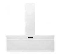 Cappa Decorativa VidaXL 90 cm C Acciaio/Vetro Bianco