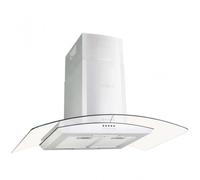 Cappa Decorativa VidaXL 90 cm P Acciaio Inossidabile/Vetro