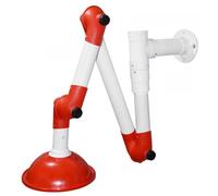 Cappa Di Aspirazione, Materiale PP Cappa Di Aspirazione Universale Da Laboratorio Braccio Di Aspirazione 1 Pz(Red,Wall-mounted)