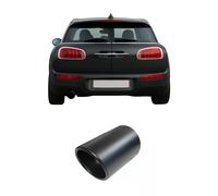 Cappa di Scarico Nero per Mini Clubman F54 2015-2024 Rotondo Apertura 80mm