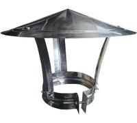 Cappa di ventilazione, Strumento for cappa for camino, Cuffia antipioggia in ferro zincato, Copertura for camino esterna, Cuffia antivento for stufa, Cerchio regolabile (dimensioni : 11 cm(4.33in)) (