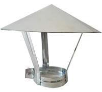 Cappa di ventilazione, Strumento for cappuccio for camino, Cappuccio protettivo for copertura antipioggia for tubi Terminale in ferro zincato Cappuccio for cappello a cappuccio for tetto, Cerchio rego
