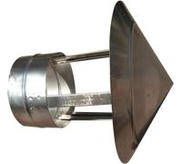 Cappa di Ventilazione, Strumento for Tappo for Camino, Tubo for cappa di Sfiato in Acciaio Inossidabile Protezione Antipioggia Tappo di Protezione Terminale for Tetto for Condotti di Ventilazione (Siz