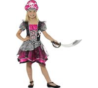 Cappa e Spada Pirata Ragazze Pirati Costume Bambini Libro Giorno Completo