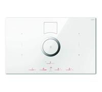 Elica; Piano cottura con cappa aspirante NIKOLATESLA SWITCH WH/F/83; Color: vetro bianco