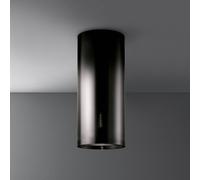 Falmec polar black design cappa isola 35 cm acciaio nero