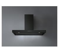 Falmec Cappa a isola Plane Plus – Nero 90 cm, LED, Aspirazione perimetrale, Classe A+