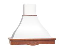 Cappa FHULLER Parete Rustica Athena 90 Completa di Trave Frassino per Rovere-Castagno-Poro Aperto-Tiglio Effetti Noci Ciliegio Grezzo da Verniciare, di Serie MOTORE 420 m³/h Opzione Motore 620 m³/h.