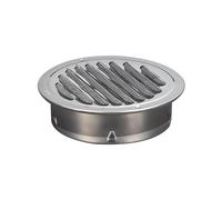 Cappa in acciaio inossidabile 304 a testa piatta parete esterna ispessita cappa antivento cappa antipioggia nuova cappa di scarico ventilazione uscita aria (Size : E)