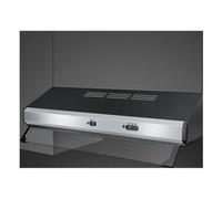 Cappa incasso (59,8cm) con frontalino a vista UNIVERSALE Inox e Nero KSEC61XE3