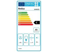 Cappa inclinata - Amica - AH4419 - Acciaio inox - 90 cm