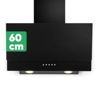Cappa inclinata LED nera Bomann DU7607-G-Nera